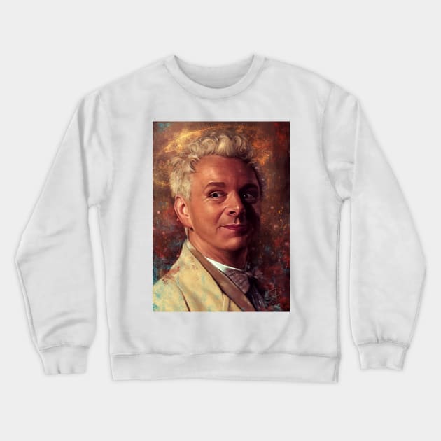 Aziraphale Crewneck Sweatshirt by andycwhite